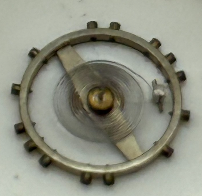 AS 1240 Balance Wheel Complete And Spring  8¾’’’ 49 M Watch Movement Parts NOS
