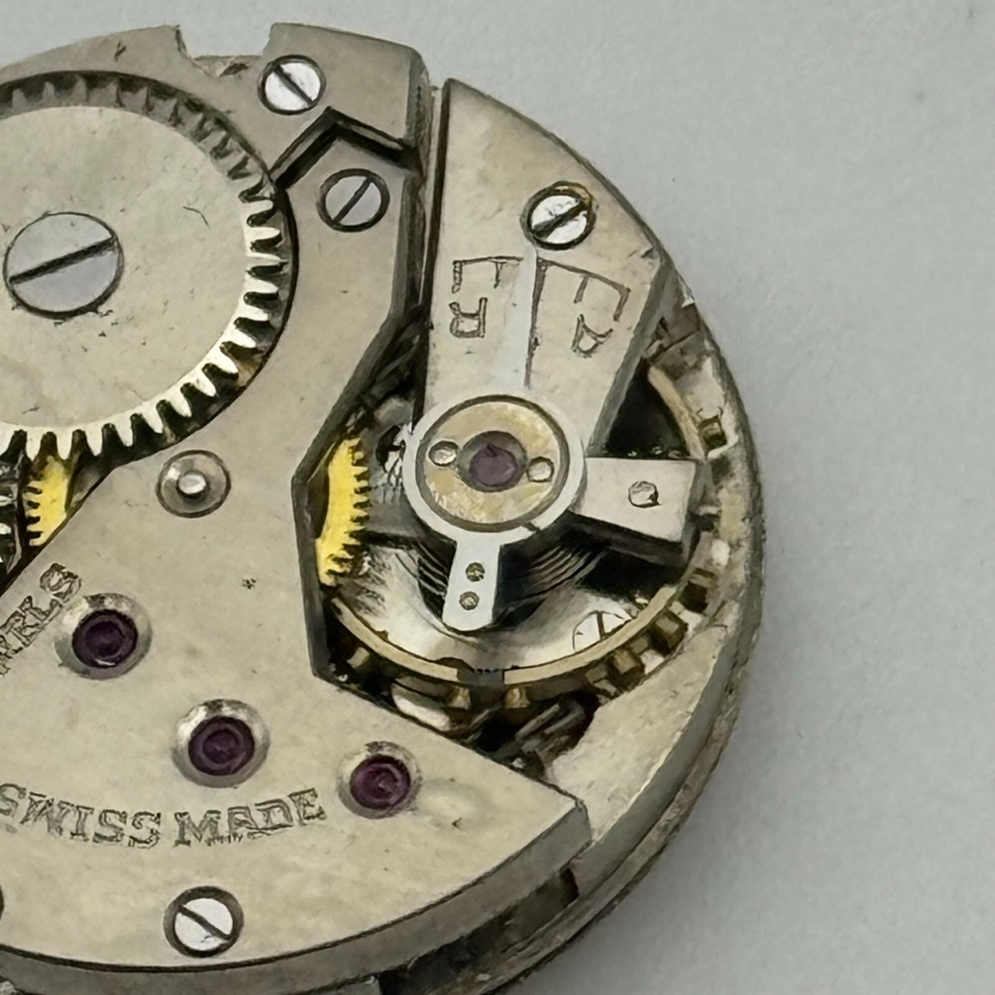 19.7mm Avia Dennison Denisteel Manual Wind Swiss Watch Movement Vintage PARTS