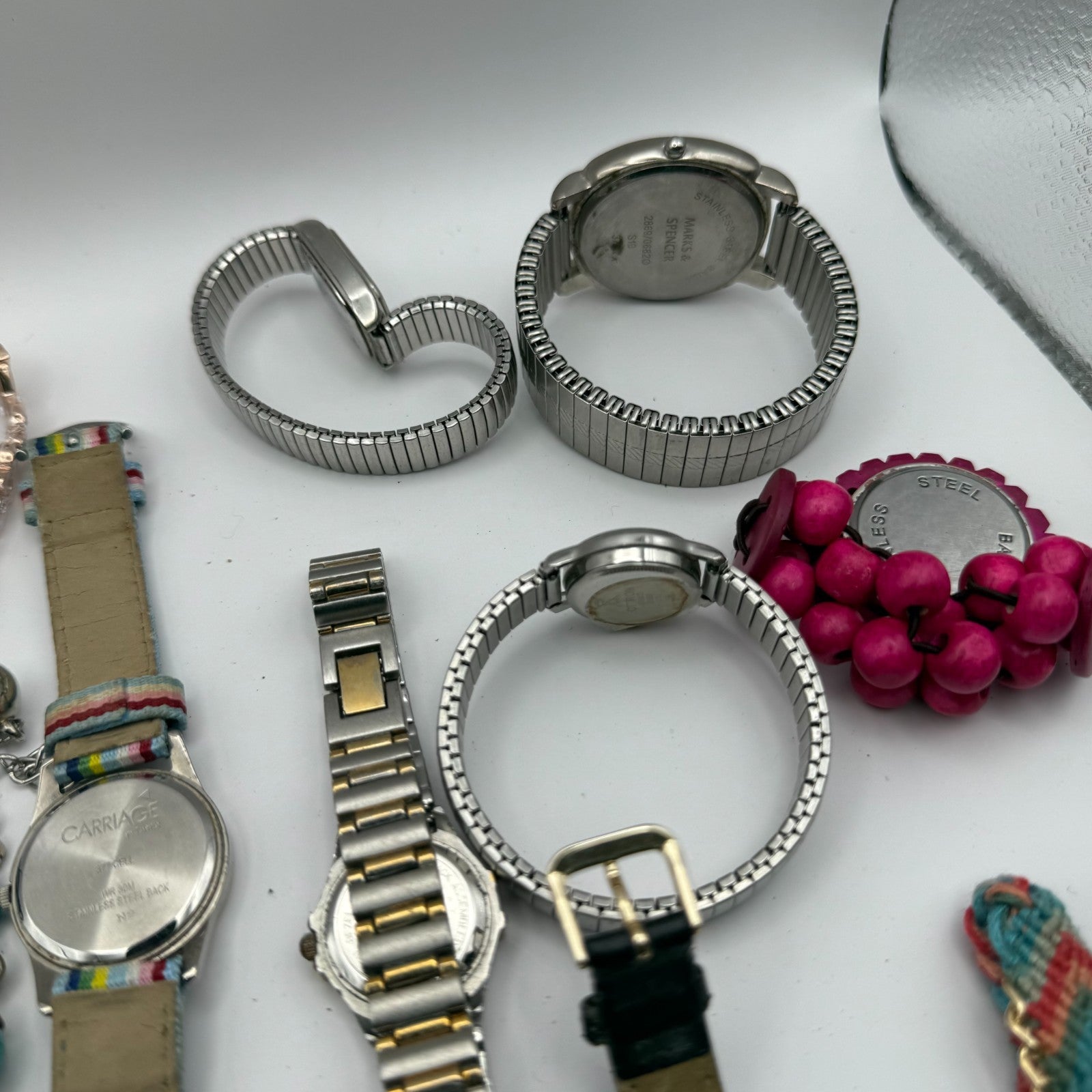 Bundle Of 15 Quartz Watches Job Lot Modern / Vintage Untested Parts / Repair