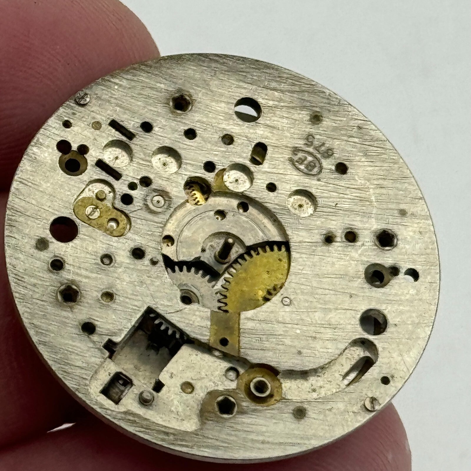 31mm Mens BFG 875 Swiss Manual Wind 1 Jewel Watch Movement PARTS REPAIR SPARES