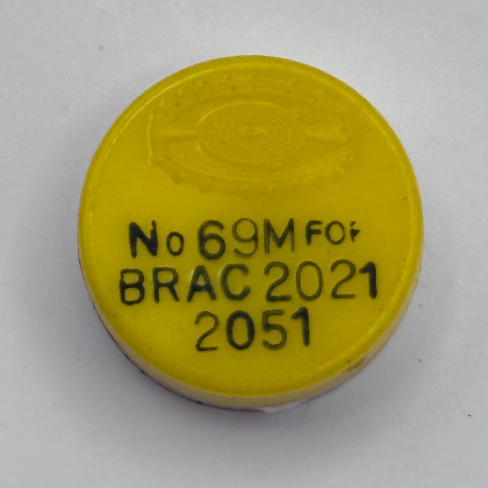 BRAC 2021 2051 Balance Wheel Complete And Spring 69 M Watch Movement Parts NOS