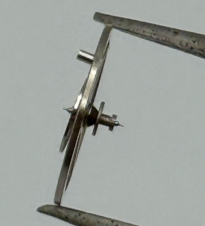 EB 8021 Balance Wheel Complete And Spring 10 1/2''' 1253 Watch Movement Parts