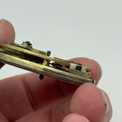 46.4mm Antique Four Pair Jewelled Unique Key Wound Pocket Watch Movement PARTS