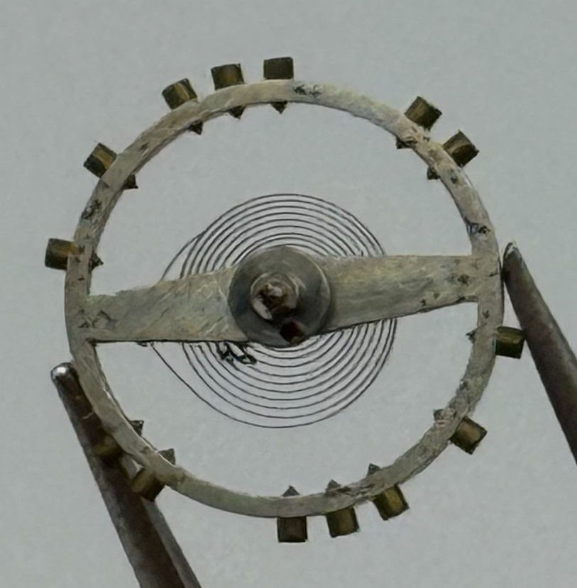 AS 984 Balance Wheel Complete And Spring 10½’’’ Renata 30 M Watch Movement Parts