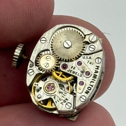 13.1mm Running Lady Hamilton 761 Runs Shortly Manual Wind Swiss Watch Movement