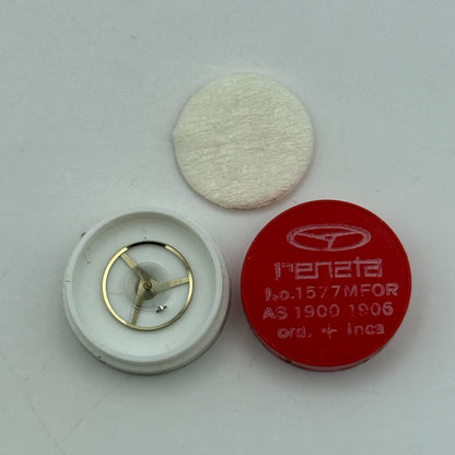 AS 1900 1906 Balance Wheel Complete And Spring 1577 M Watch Movement Parts NOS