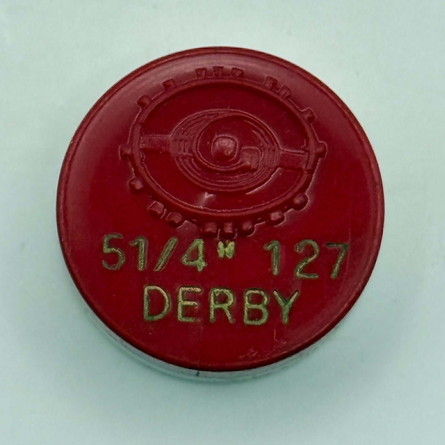 Derby 127 Balance Wheel Complete And Spring 5 1/4''' Watch Movement Parts NOS