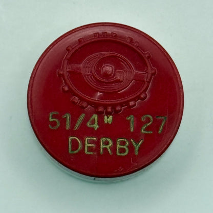 Derby 127 Balance Wheel Complete And Spring 5 1/4''' Watch Movement Parts NOS