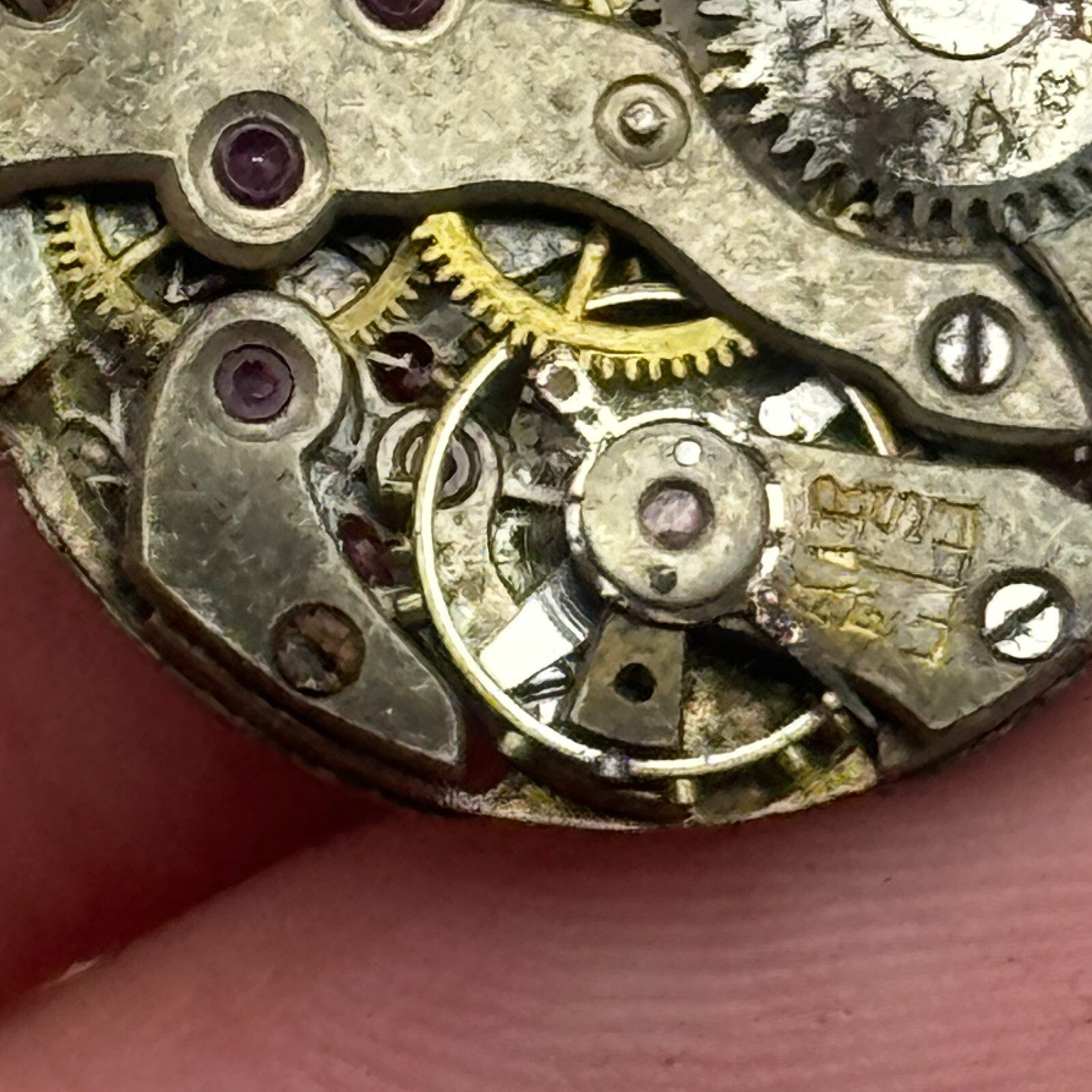 19.7mm Visible Patent 51489 FHF 8 Manual Wind Swiss Watch Movement PARTS SPARES