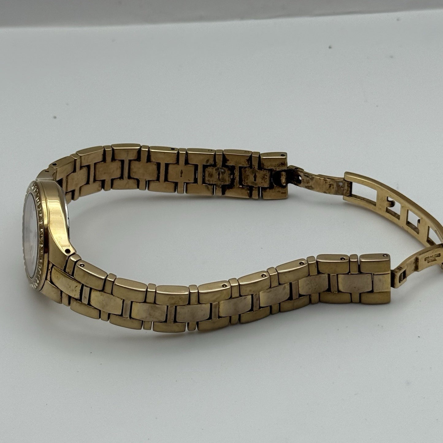 28mm Working Ladies Rotary LB3907 Dolphin Standard Rose Gold Tone Quartz Watch