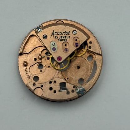 ETA 2391 Watch Movement Manual Wind Vintage Swiss Incomplete Parts Repair 25.9mm