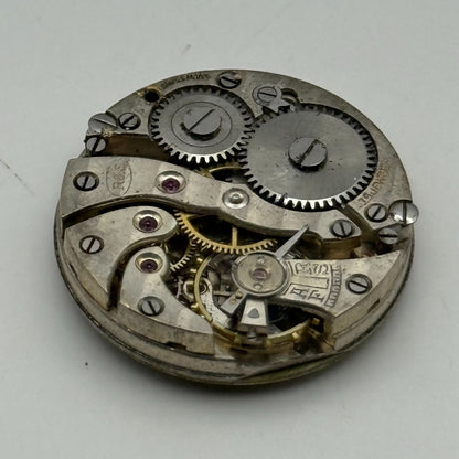 R&S Rotherham & Sons Watch Movement Manual Wind Vintage Parts Repair 23.6mm
