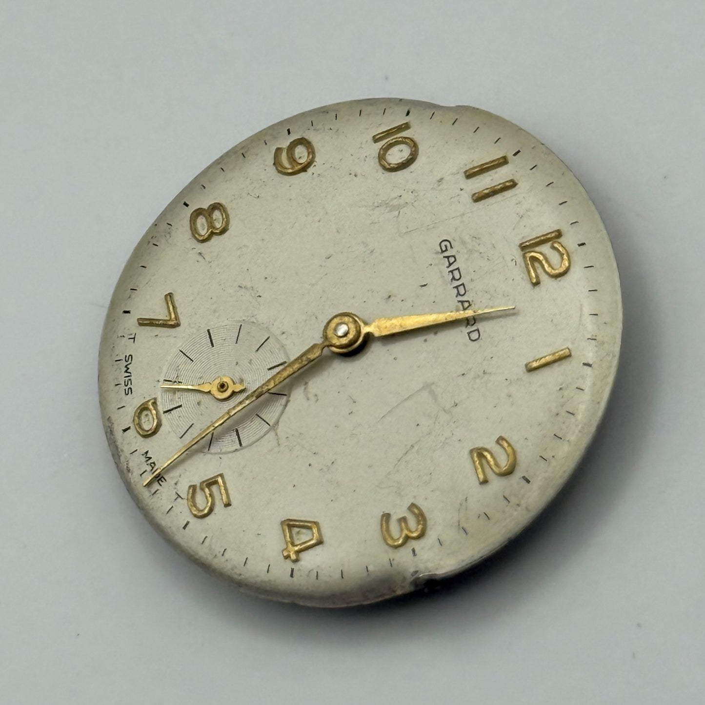 ETA 1120 Watch Movement Garrard Manual Wind Vintage Swiss Parts Repair 26.5mm