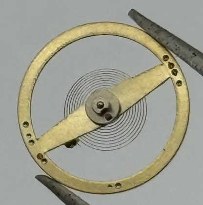 Amida 420 425 Balance Wheel Complete And Spring 11½’’’ 1768 Watch Movement Parts