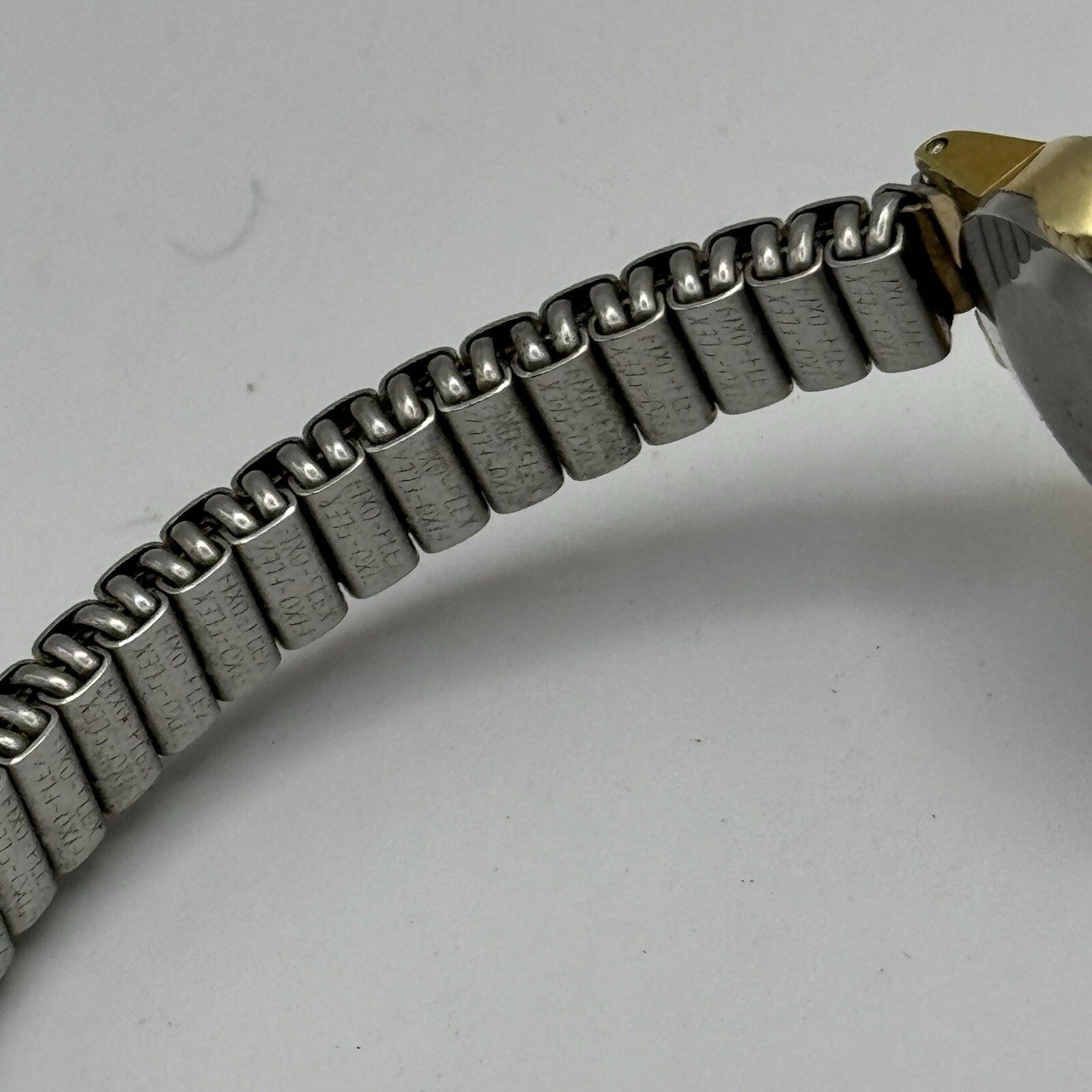 19mm WORKING Vintage Tarratt Expandable Strap Silver Dial Ladies Dress Watch 