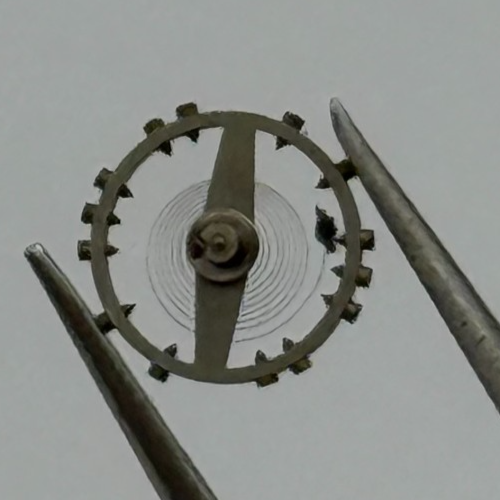 ETA 761 1201 Balance Wheel Complete And Spring 145 M Watch Movement Parts NOS