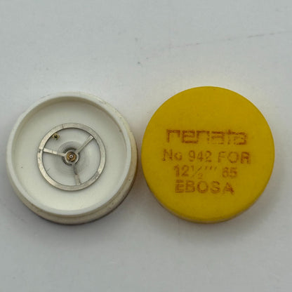 Ebosa 65 Balance Wheel Complete And Spring  12½’’’ 942 Watch Movement Parts 