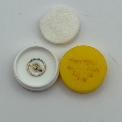 RW 75 Balance Wheel Complete And Spring 5 1/4’’’ 867 Watch Movement Parts NOS
