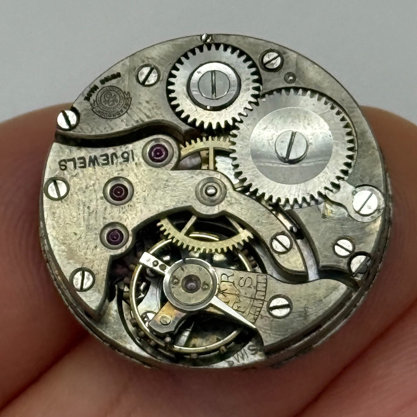 24.9mm Vintage Dreadnought Manual Wind Swiss Trench Watch Movement PARTS REPAIR