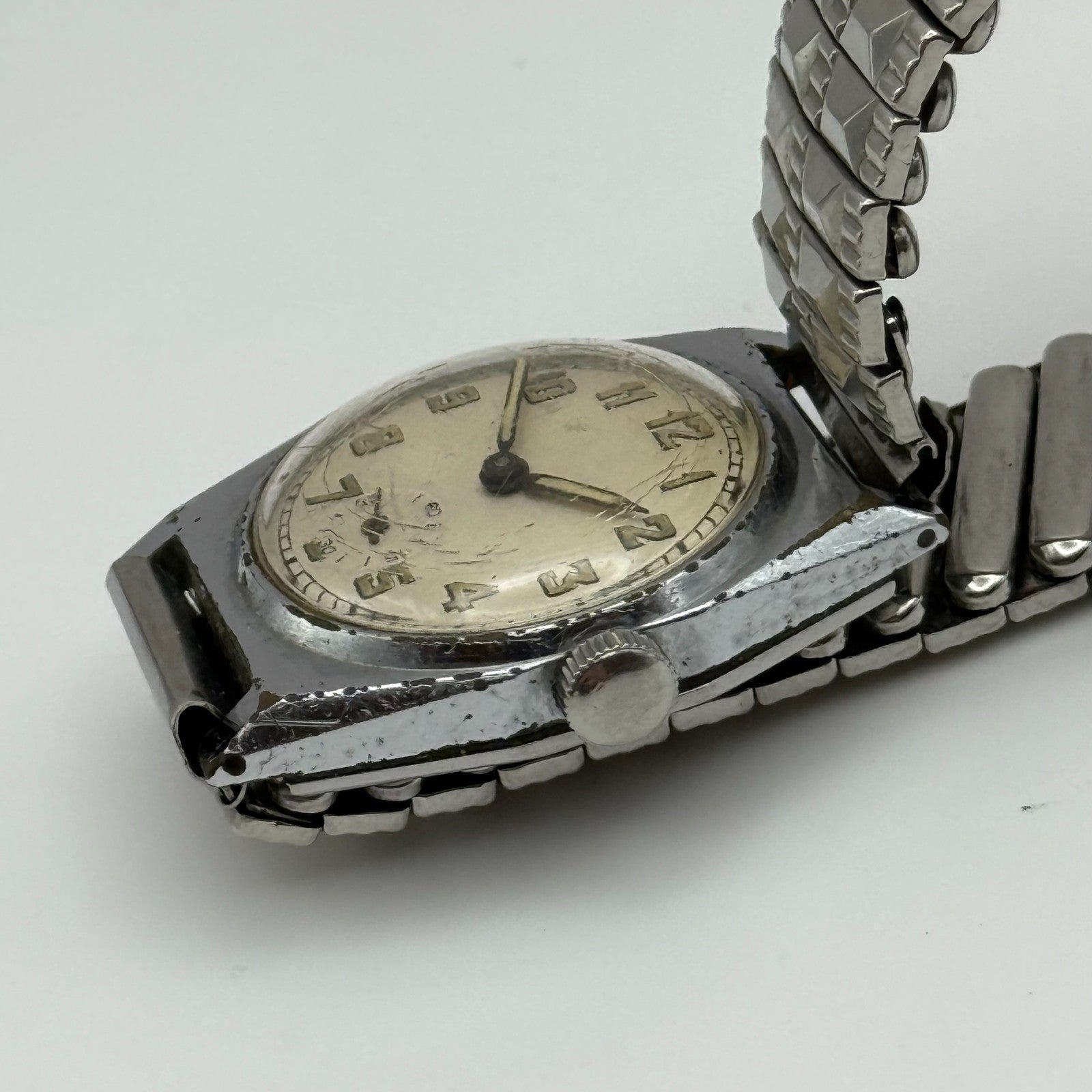 28mm Running Vintage S.G.D.G Pierce Watch Co Military Style Watch PARTS REPAIR