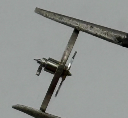 BFG 34 Balance Wheel Complete And Spring 58 Watch Movement Parts NOS