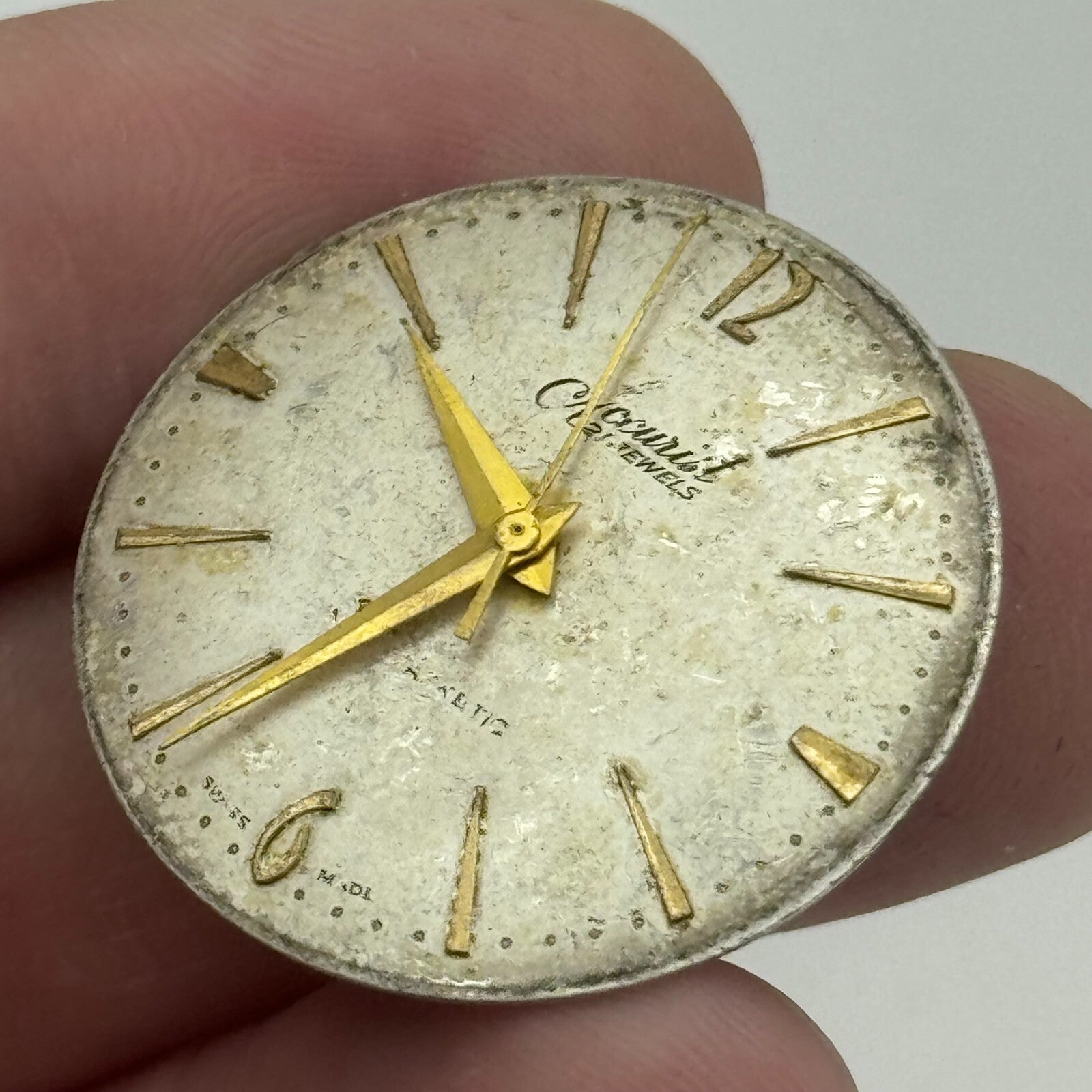 23.6mm Accurist ETA 2390 Manual Wind Watch Movement Swiss Vintage PARTS SPARES