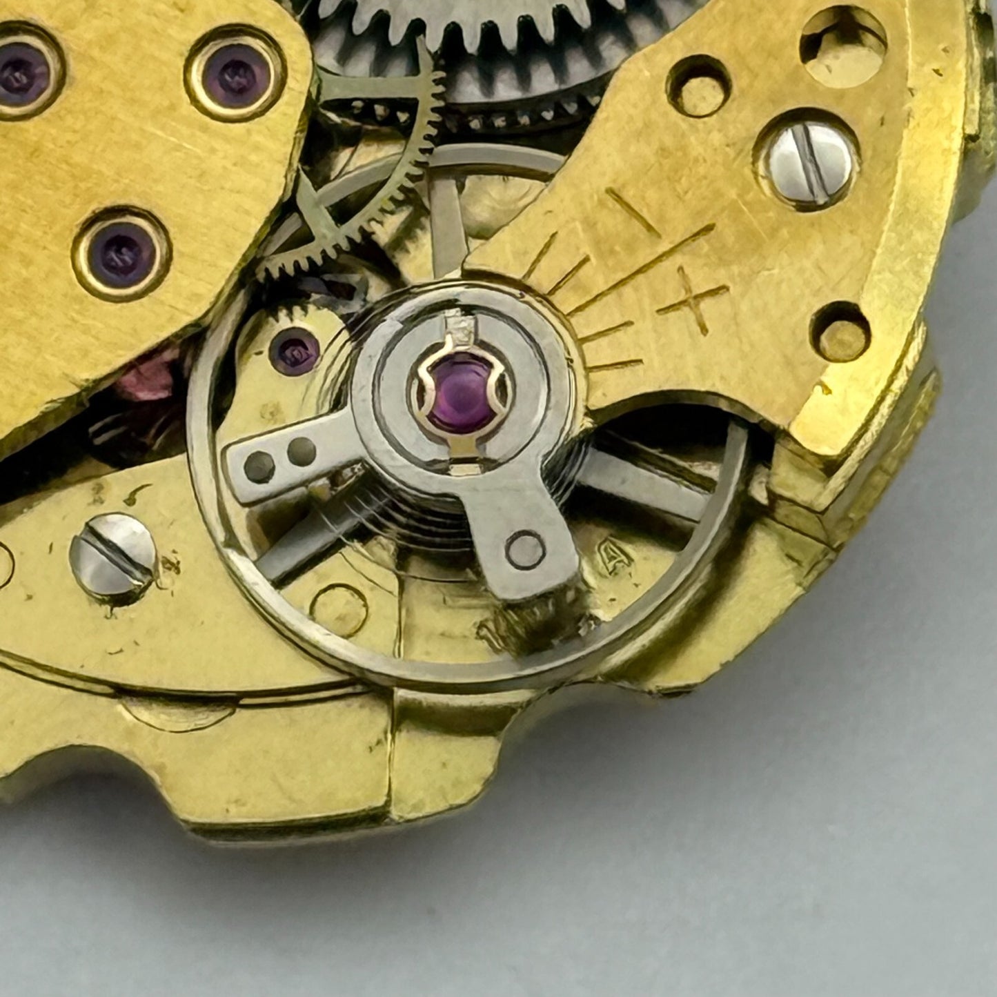 25.9mm Vintage Waltham SGT 140-1A E4 Manual Wind Watch Movement PARTS REPAIR