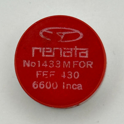 FEF 430 6600 Balance Wheel Complete And Spring Inca 1433 M Watch Movement Parts 