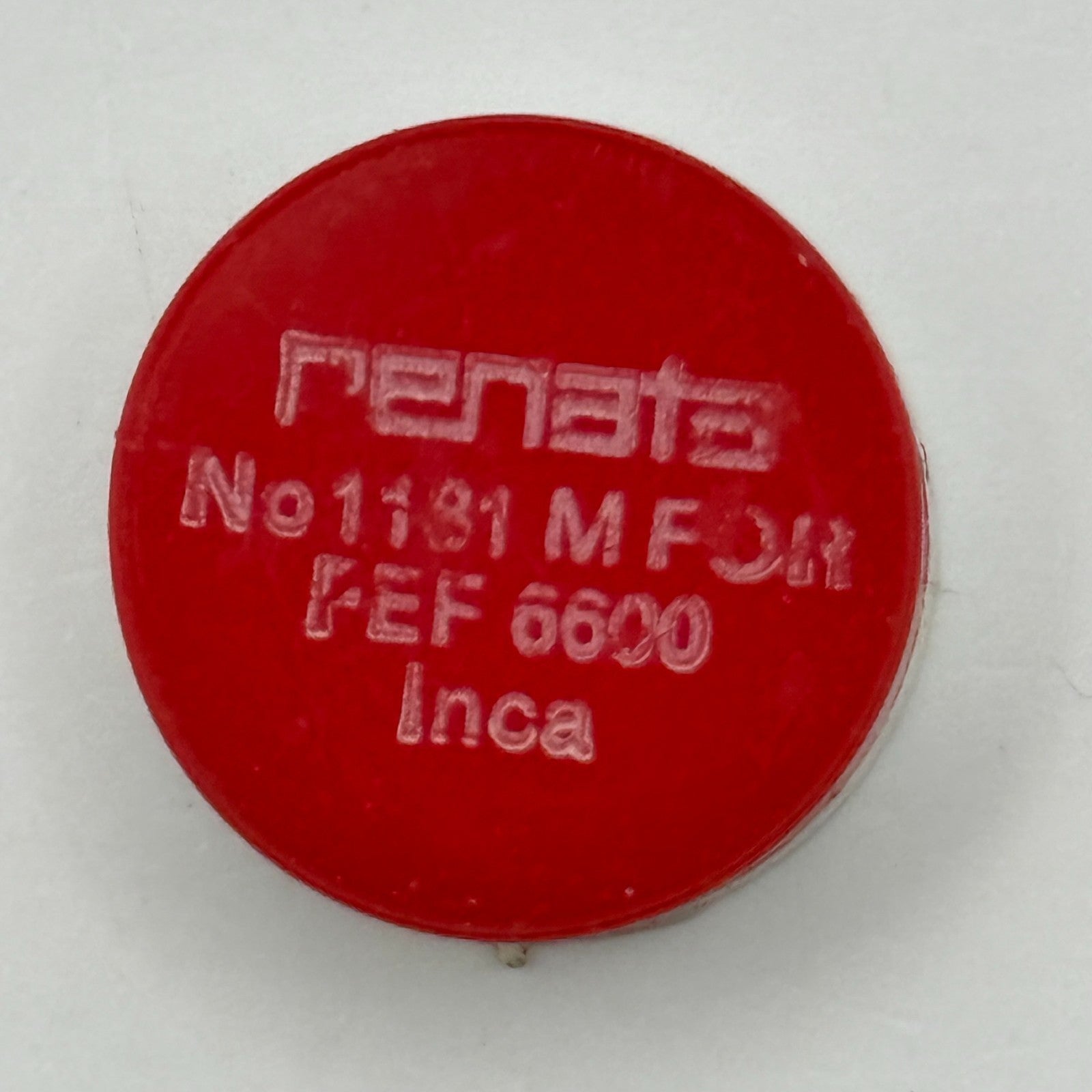 FEF 6600 Balance Wheel Complete And Spring Inca 1181 M Watch Movement Parts NOS