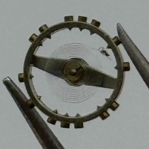 AS 976 1012 Balance Wheel Complete And Spring  29 M Watch Movement Parts NOS
