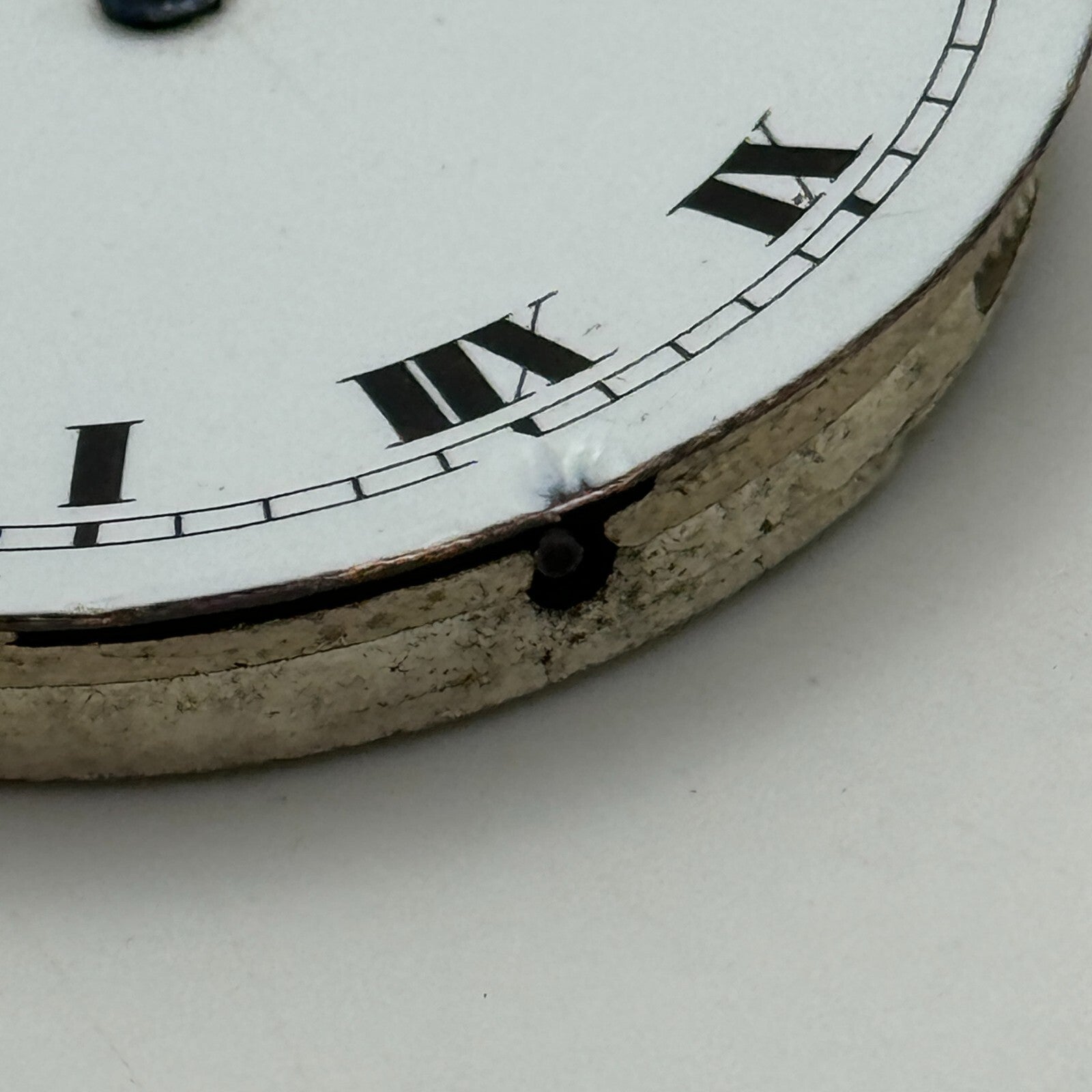 42.5mm Vintage Swiss Open Face Balance Intact Pocket Watch Movement PARTS SPARES