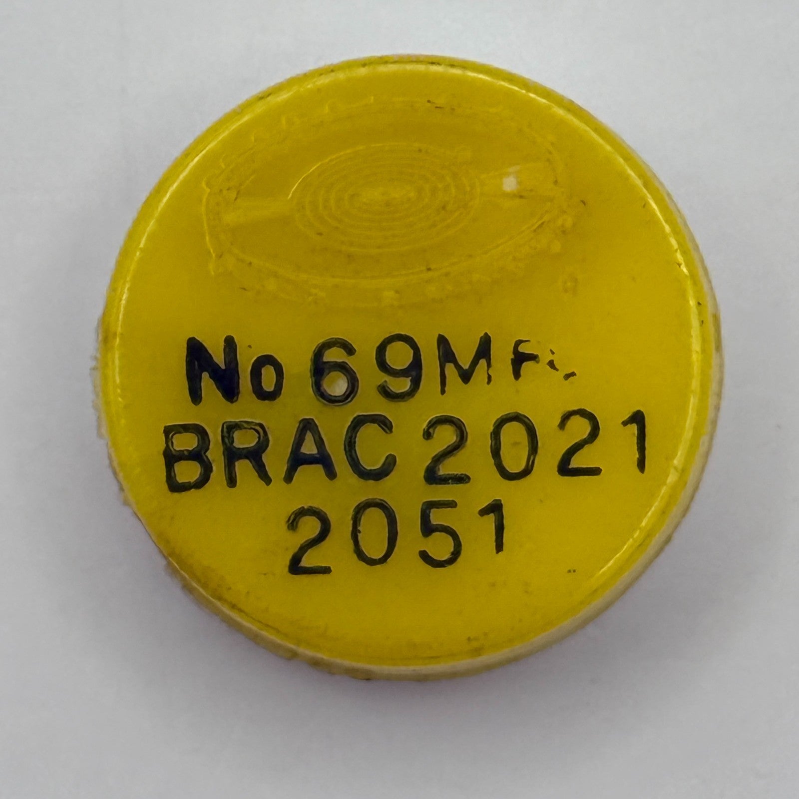 Brac 2021 2051 Balance Wheel Complete And Spring 69 M Watch Movement Parts NOS