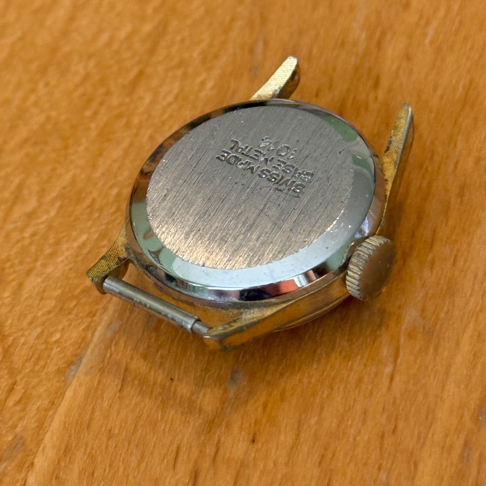 21mm Vintage Trutime Swiss Ronda RE 8133 Manual Wind Watch PARTS / REPAIR