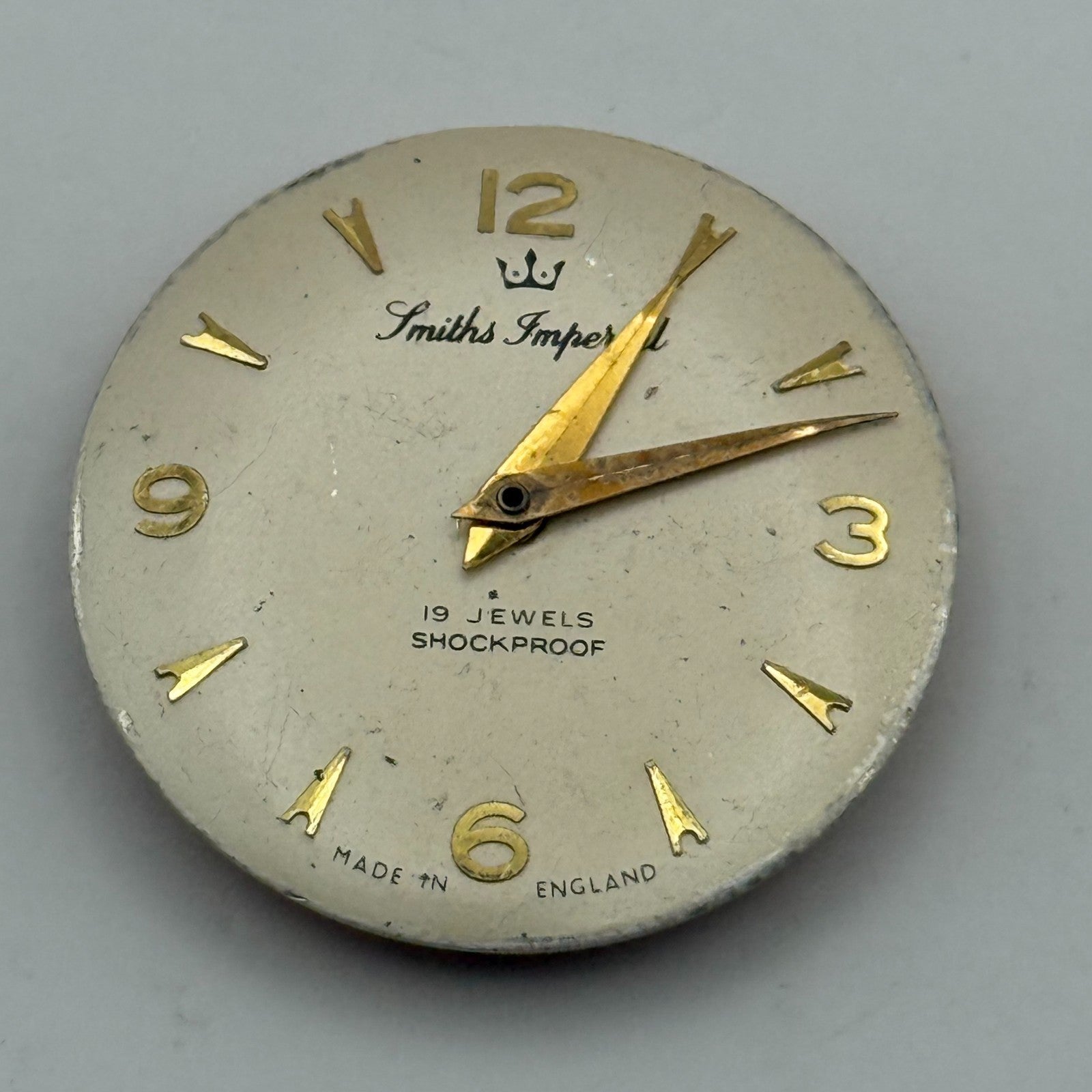 Smiths Imperial Cal 0104 Watch Movement Manual Wind Vintage Parts Repair 27.2mm