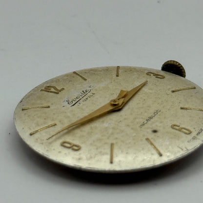 ETA 2391 Watch Movement Everite Running Manual Wind Vintage Parts Repair 25.8mm