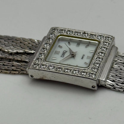 23mm Working Ladies DMQ Jewelled DQCZ Silver Tone Quartz Watch 6 Inches