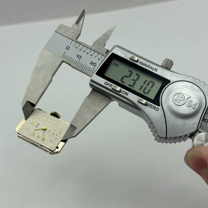 20.6mm Running Limit Revue 54 High Grade Tank Watch Movement Manual Wind PARTS