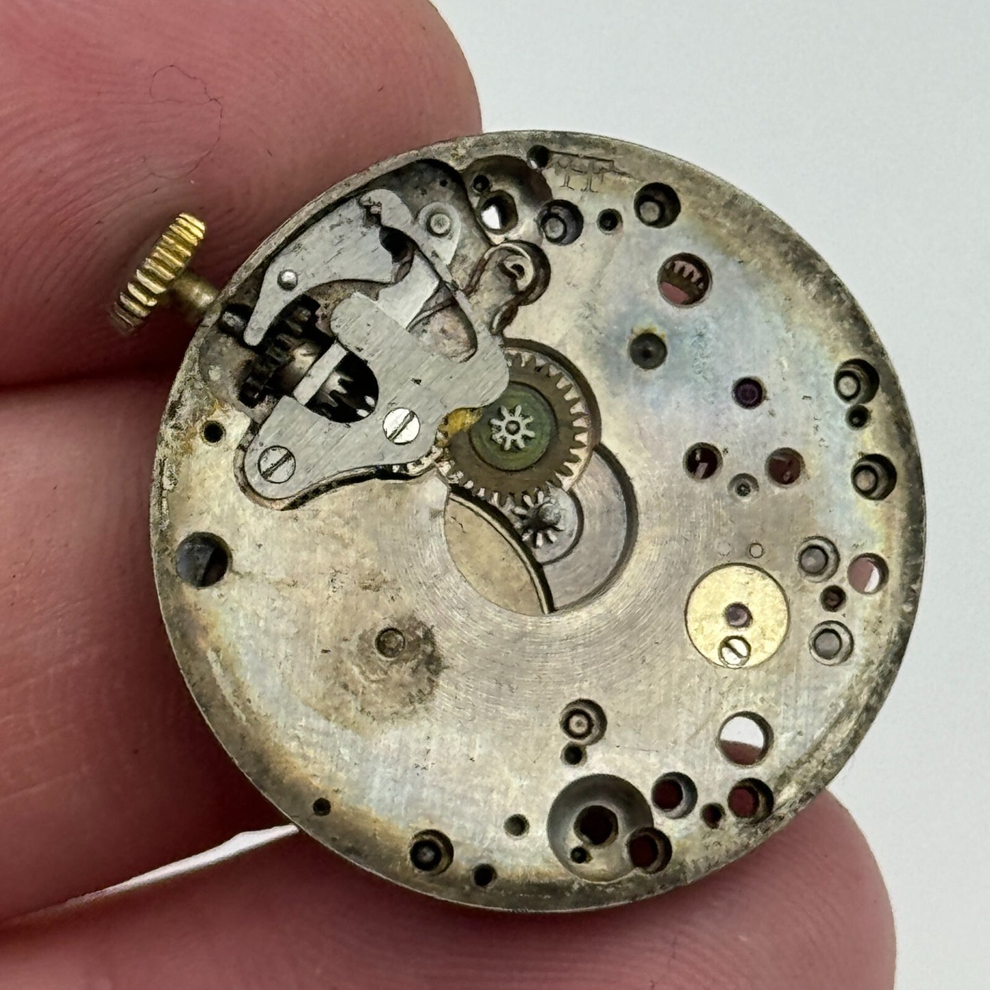 27.1mm Men's Bernex FHF 15 Jewels Trench Watch Movement Manual Wind Swiss PARTS