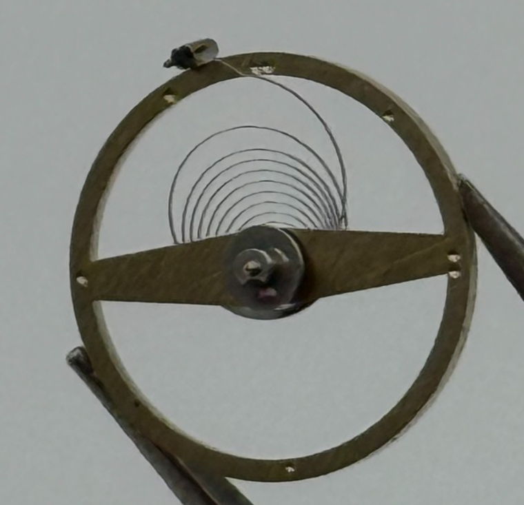 ST 1686 1786 Balance Wheel Complete And Spring  1115 M Watch Movement Parts