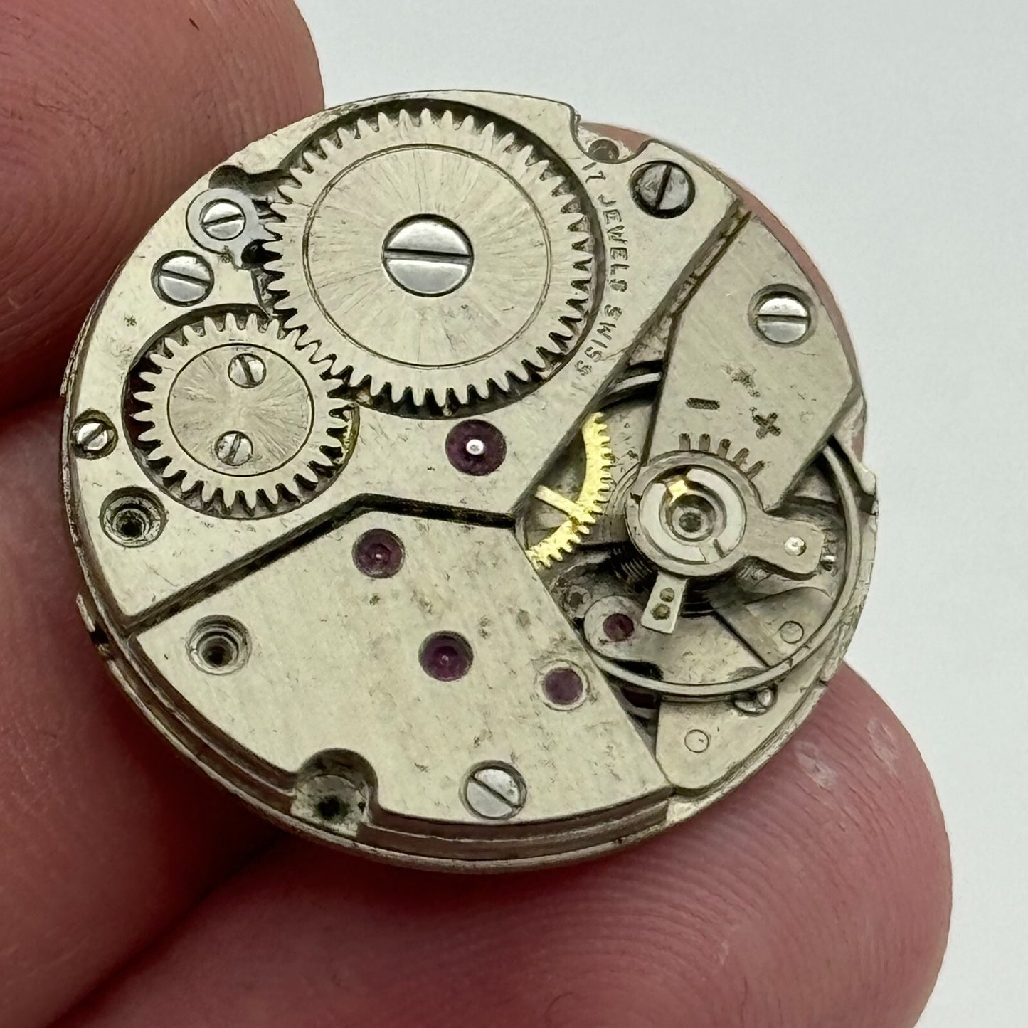 23.7mm Mens Peseux 320 Manual Wind 17 Jewels Watch Movement PARTS REPAIR SPARES