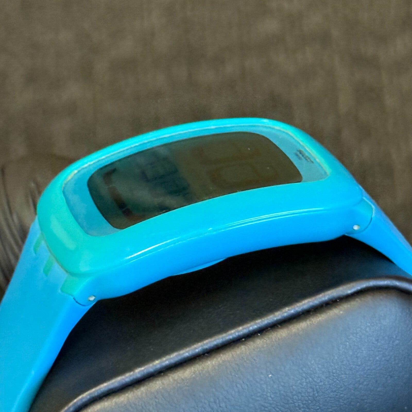 38mm Swatch Touch Blue SURS100 Swiss Digital Quartz Watch UNTESTED PARTS REPAIR