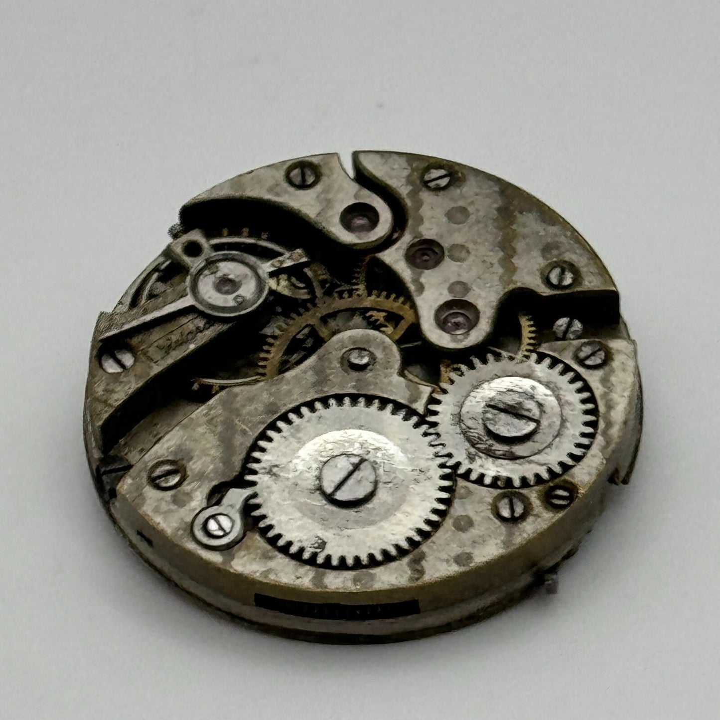 24.8mm Interesting Unidentified 607 Manual Wind Swiss Watch Movement PARTS SPARE