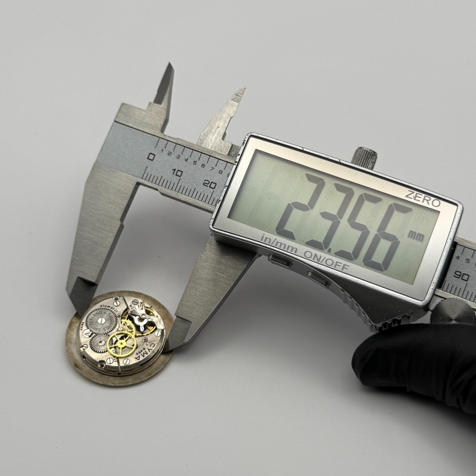 Cyma R.459 Cymaflex Watch Movement Manual Wind Vintage Swiss Parts Repair 23.5mm