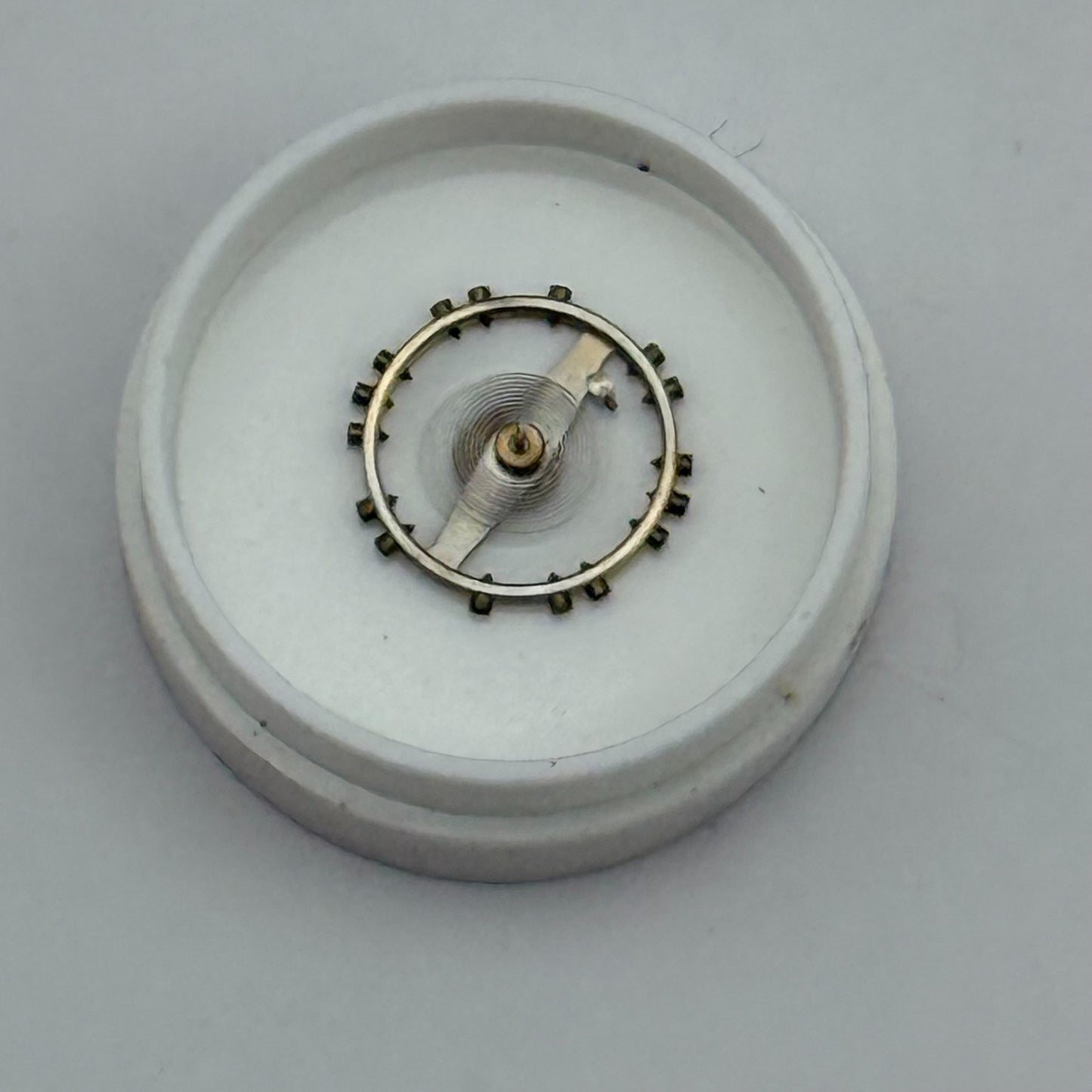 FHF 250 Balance Wheel Complete And Spring  8¾’’’ 172 Watch Movement Parts NOS