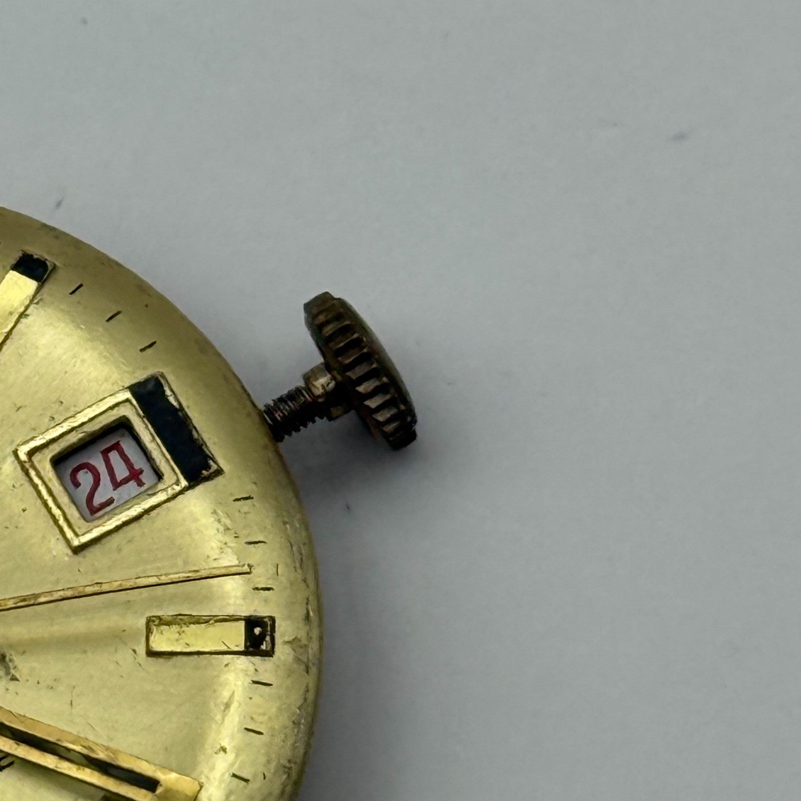 EB 8800 Watch Movement Tara Date Manual Wind Vintage Swiss Parts Repair 26.9mm