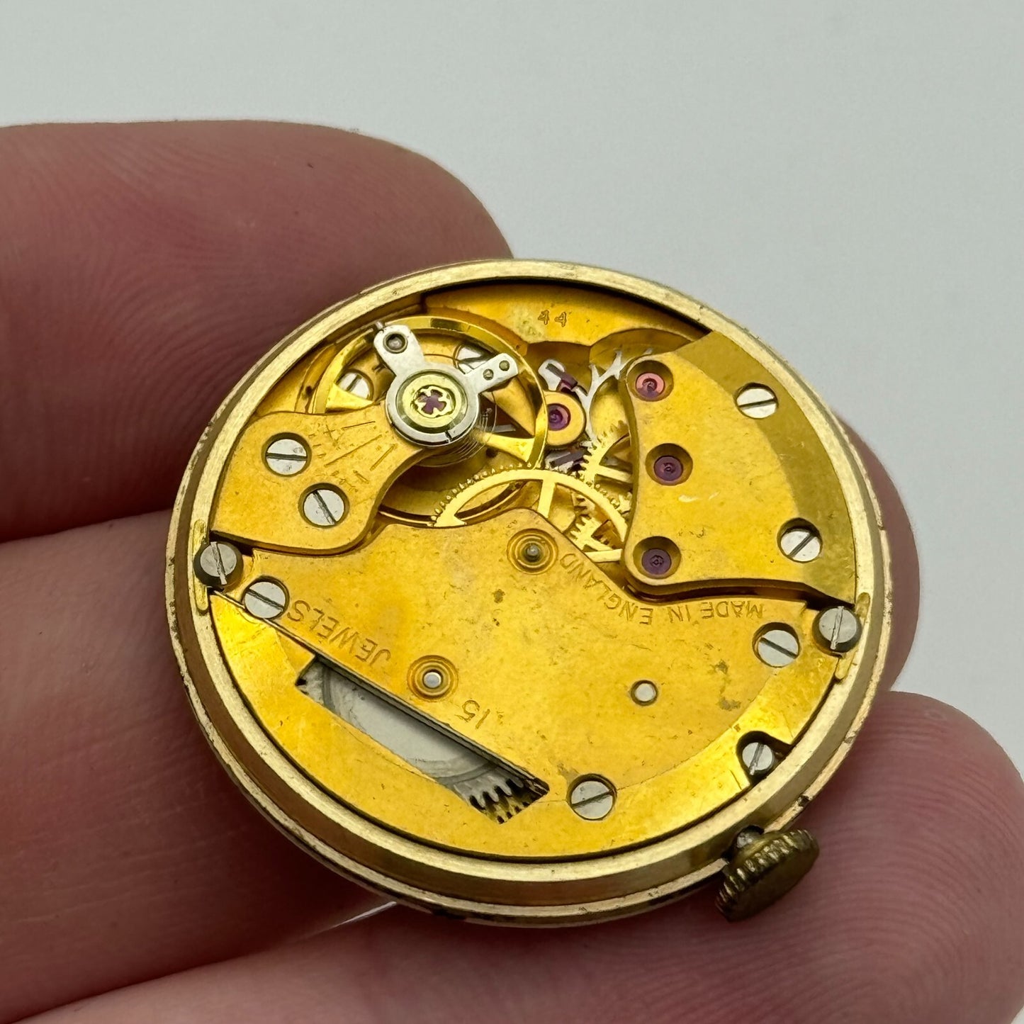 29.2mm Mens Running Smiths De Luxe Cal 44 Shockproof Swiss Watch Movement PARTS