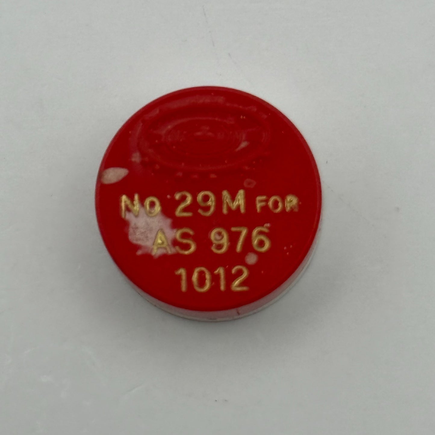 AS 976 1012 Balance Wheel Complete And Spring  29 M Watch Movement Parts NOS 