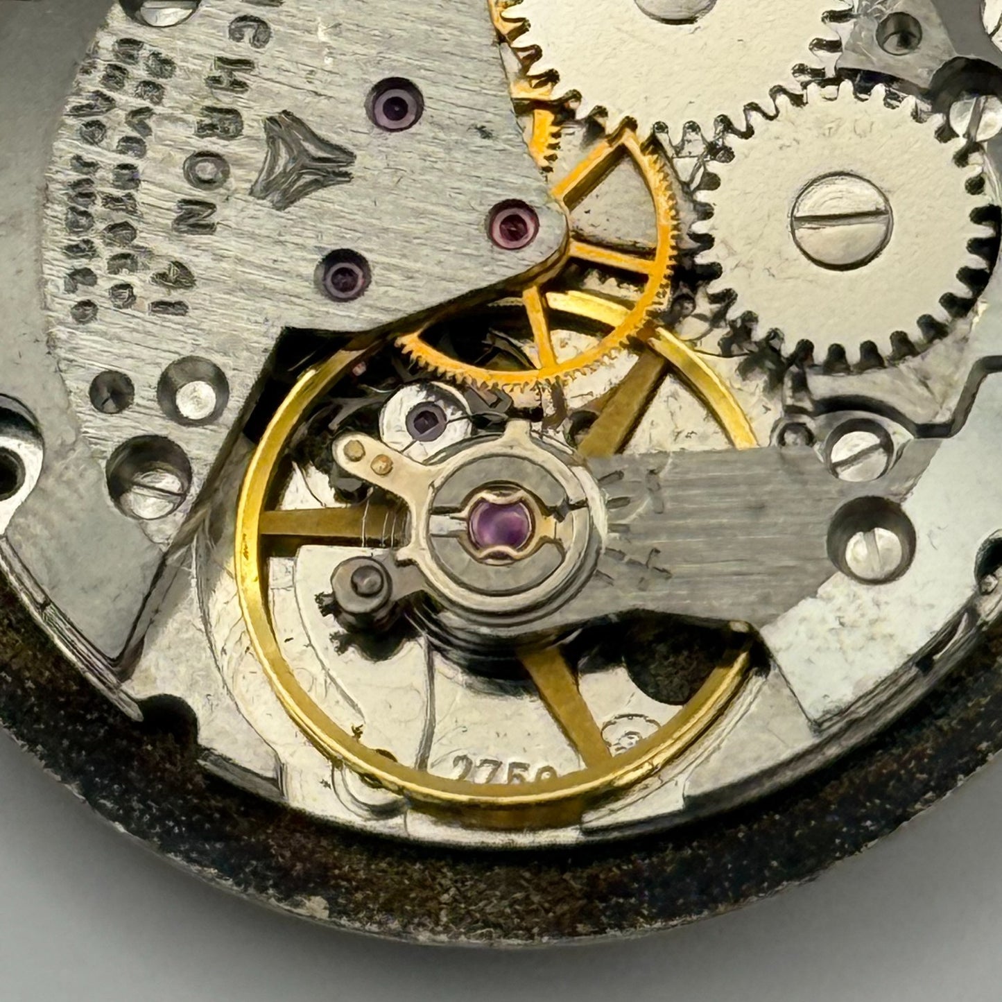 ETA 2750 Watch Movement Cyma By Synchron Manual Wind Vintage Parts Repair 25.4mm