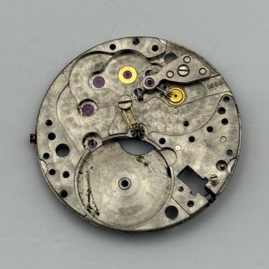 Rolex Cal 1600 Watch Movement Vintage Incomplete Parts Repair Swiss 20.8mm