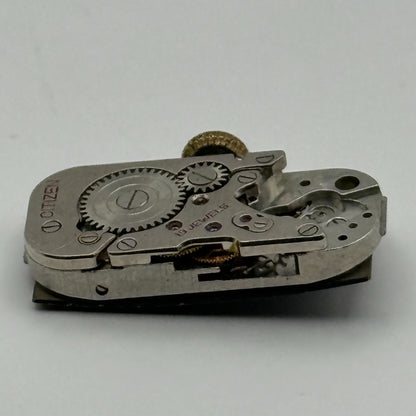 Citizen 9407 Parashock Baguette Watch Movement Manual Wind Vintage Parts 10.2mm